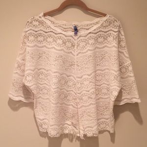Free People Lace Blouse